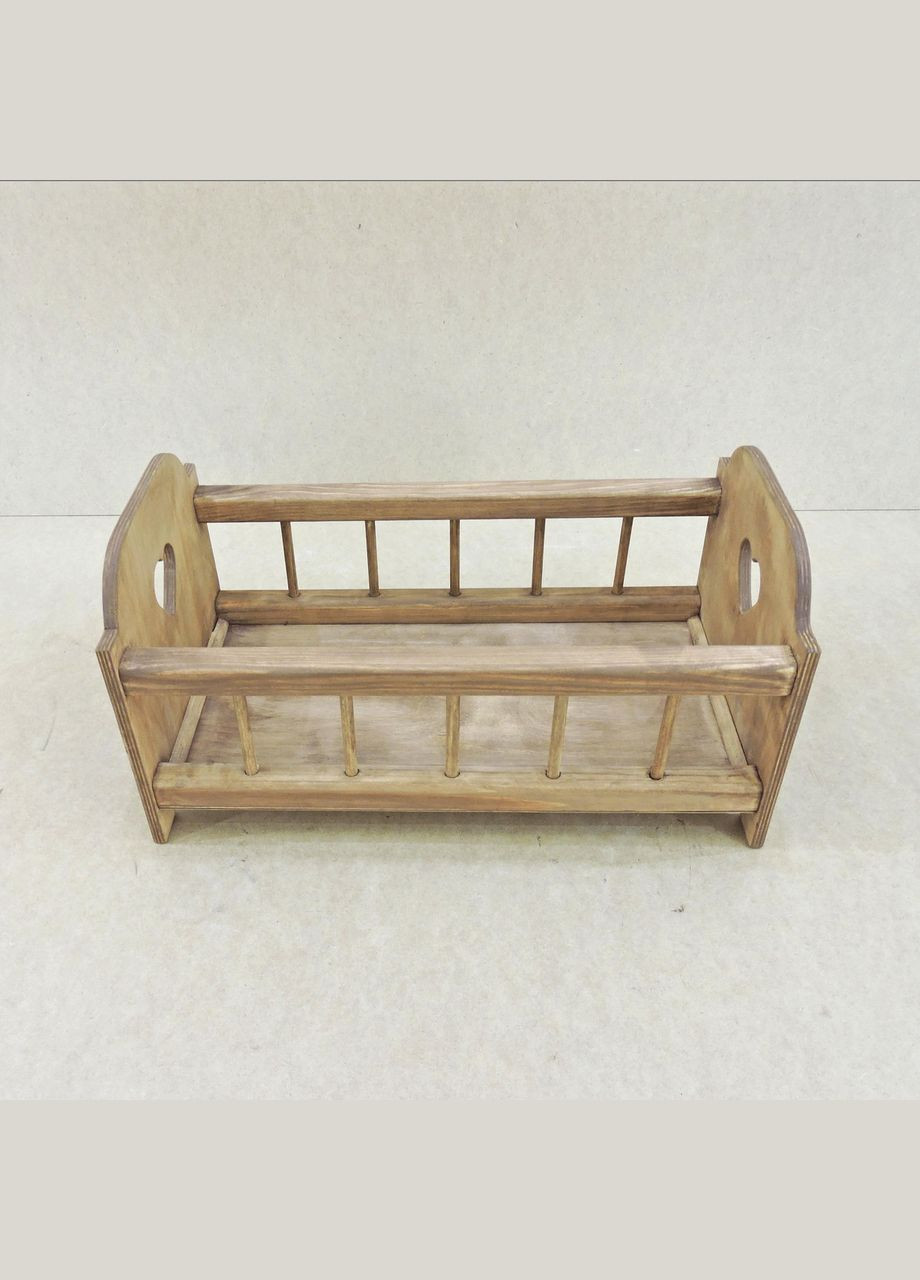 Кровать для кукол из дерева Белль мускат (КРТ-001007) No Brand (328605780)