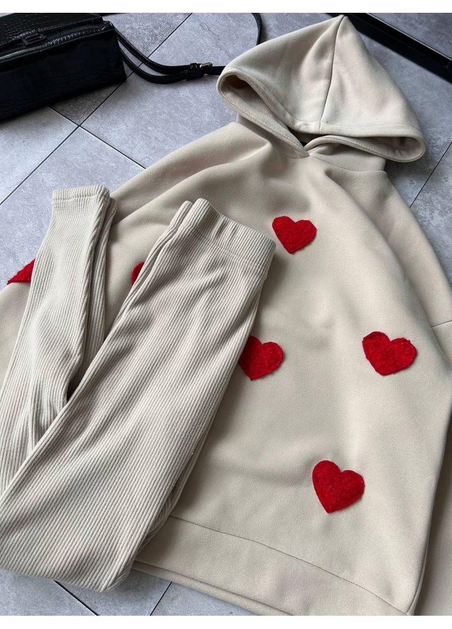 Костюм Худі+лосини,трьохнитка на флісі,Ангора рубчик Україна (363295937)