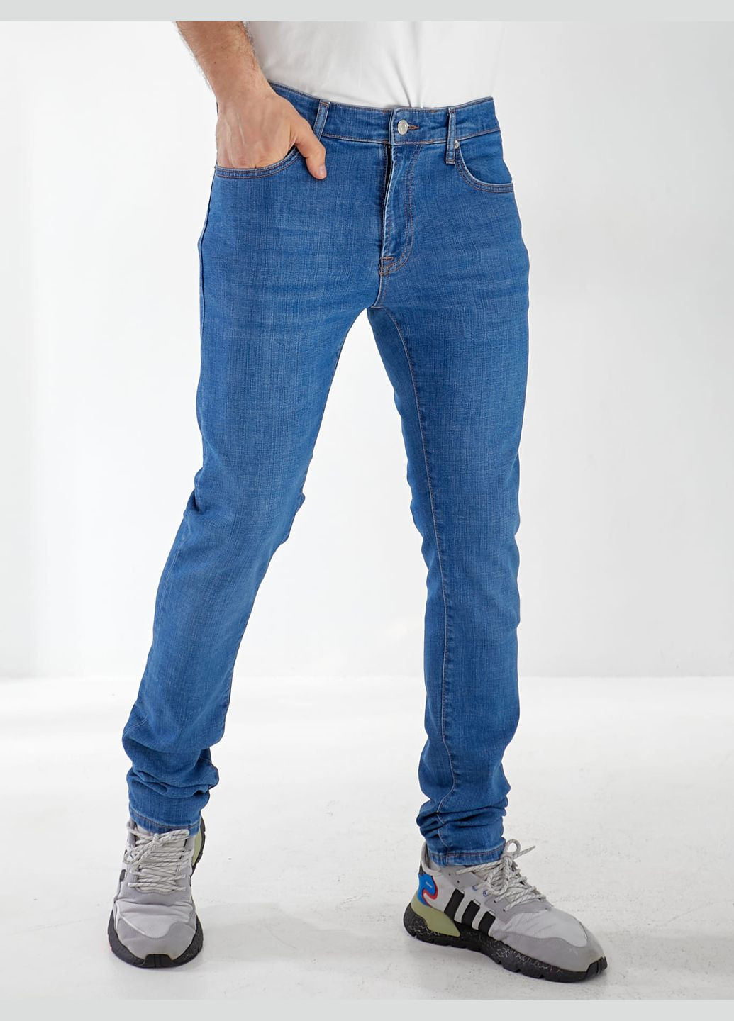 Джинси Lupin Skinny чоловічі свiтло-синього кольору 32996 Fashion (331109473)