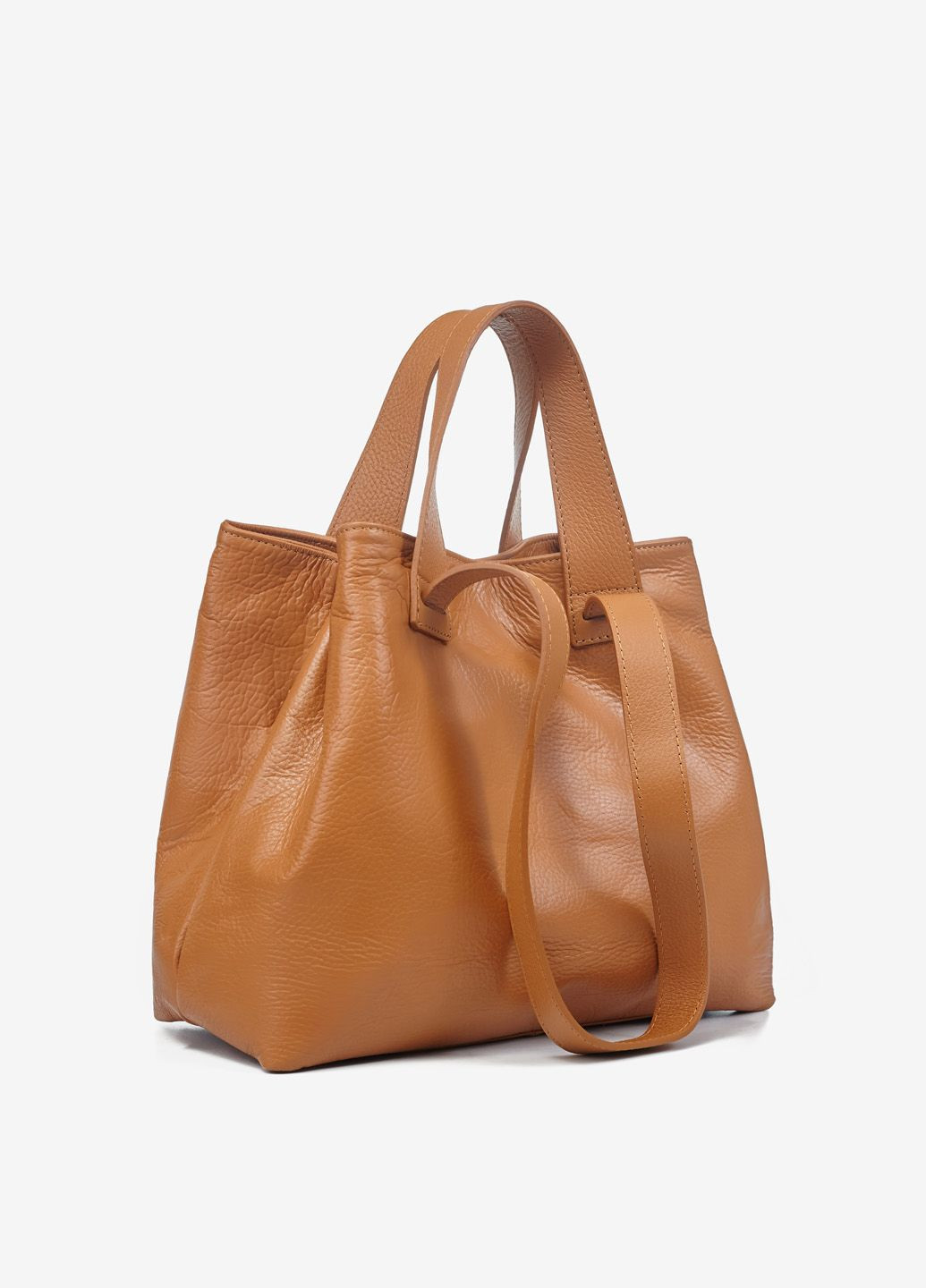 Сумка женская кожаная с двумя парами ручек шоппер большая Shopper Regina Notte (282820384)