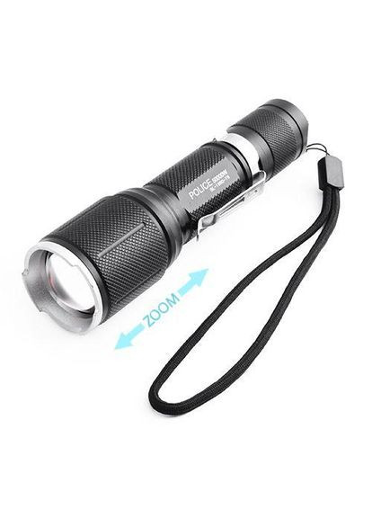 Тактичний ліхтар Bailong BL 50000W ручний світлодіодний Чорний Po Fanu (371141758)