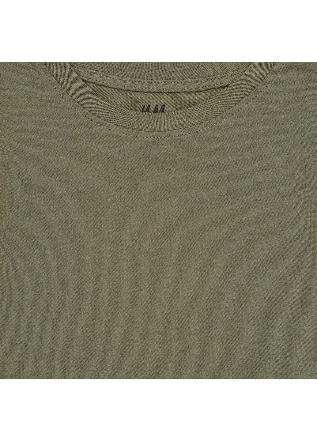 Хаки (оливковая) летняя футболка H&M