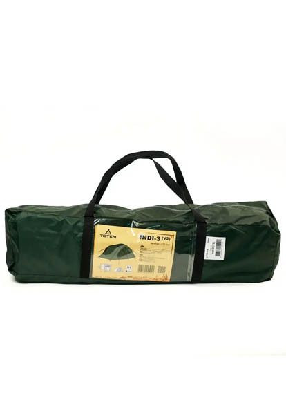 Намет туристичний Indi 3 (v2) Зелений (UTTT-018) Totem (302976155)
