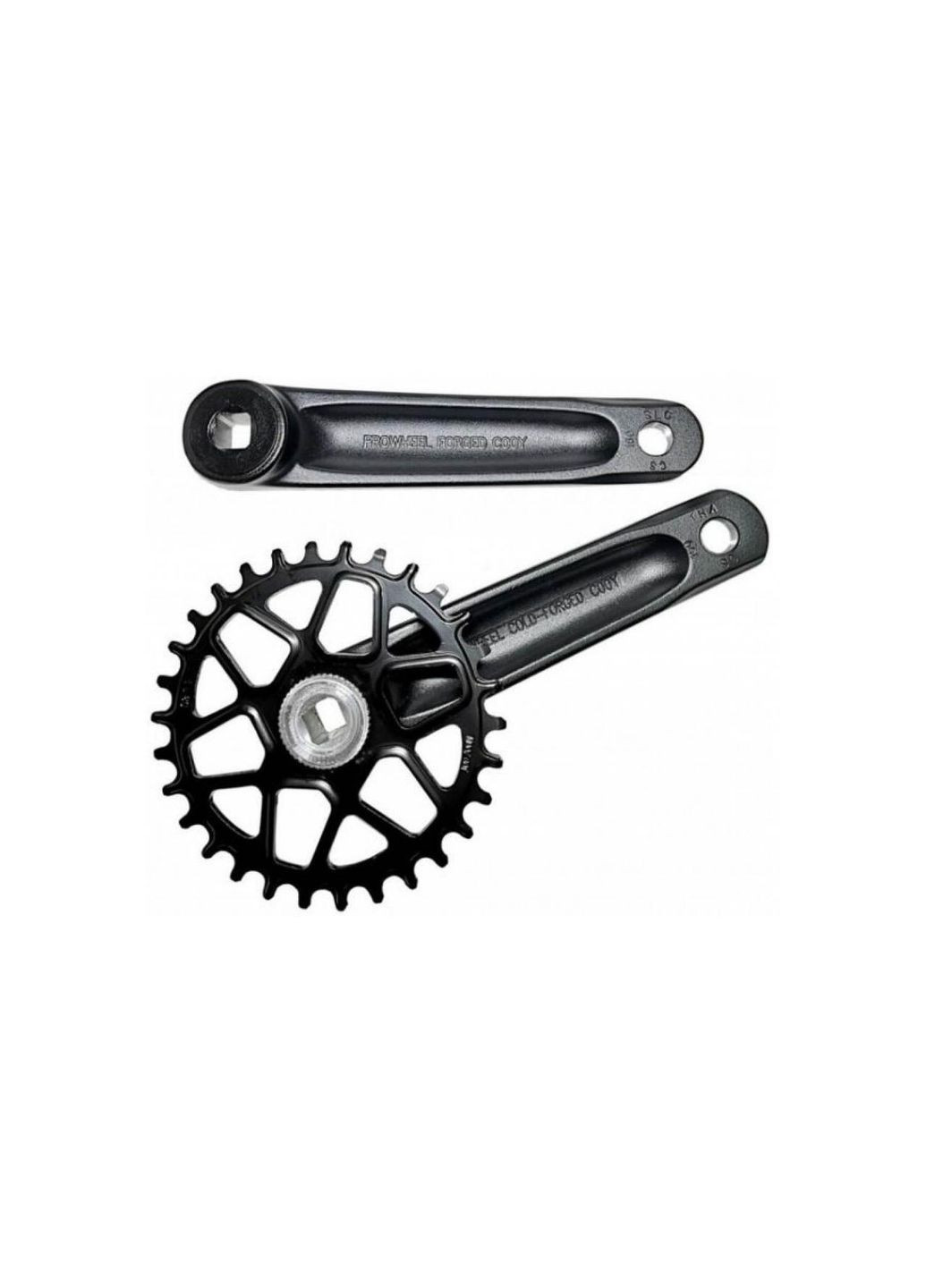 Шатуни C10Y-NW 32T AL, L — 170 мм, BMX, DIRT, чорний Prowheel (369649694)