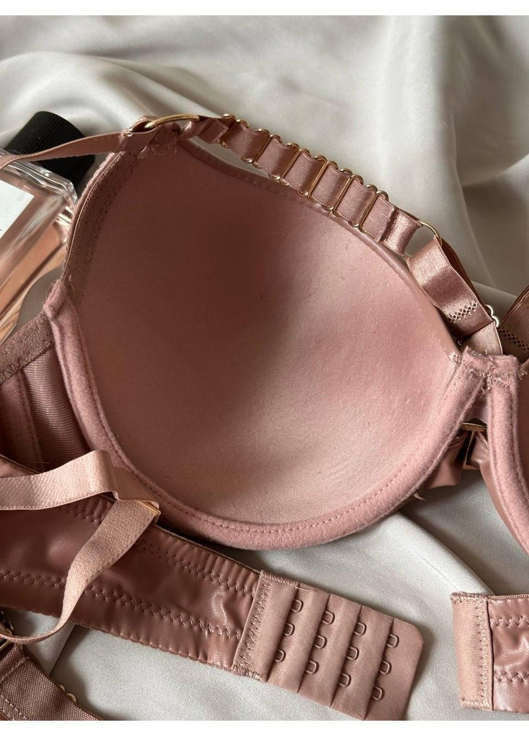 Коричневый комплект бюстгальтер + трусики слипы 8283d коричневый Weiyesi