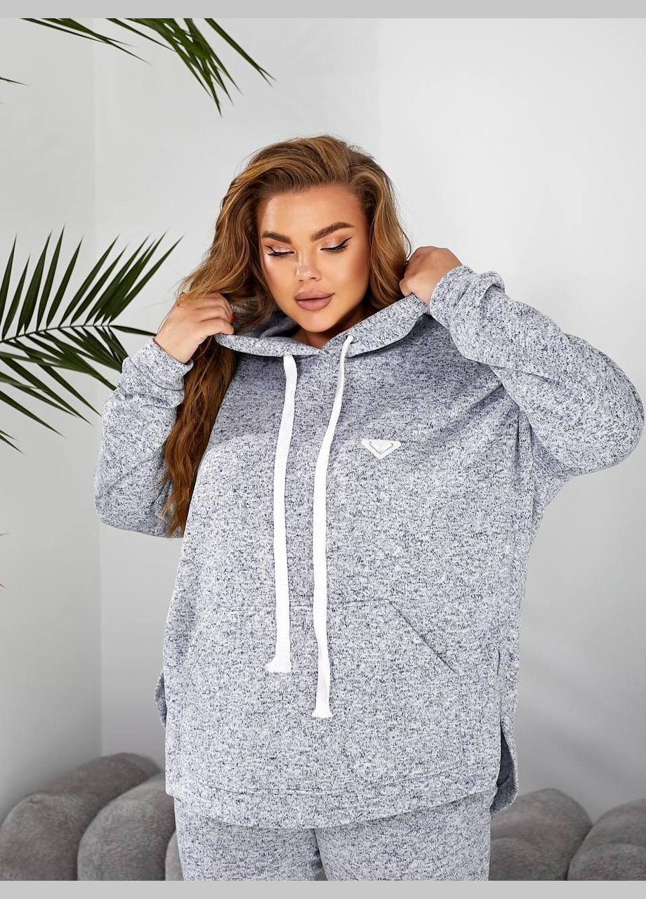 Костюм двойка зимний женский 292 Серо-синий, 50 Sofia (305065232)