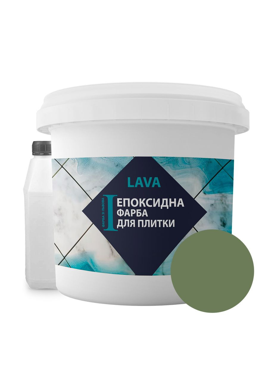 Эпоксидная краска для плитки 1 кг светлая голубая оливка No Brand (365780863)
