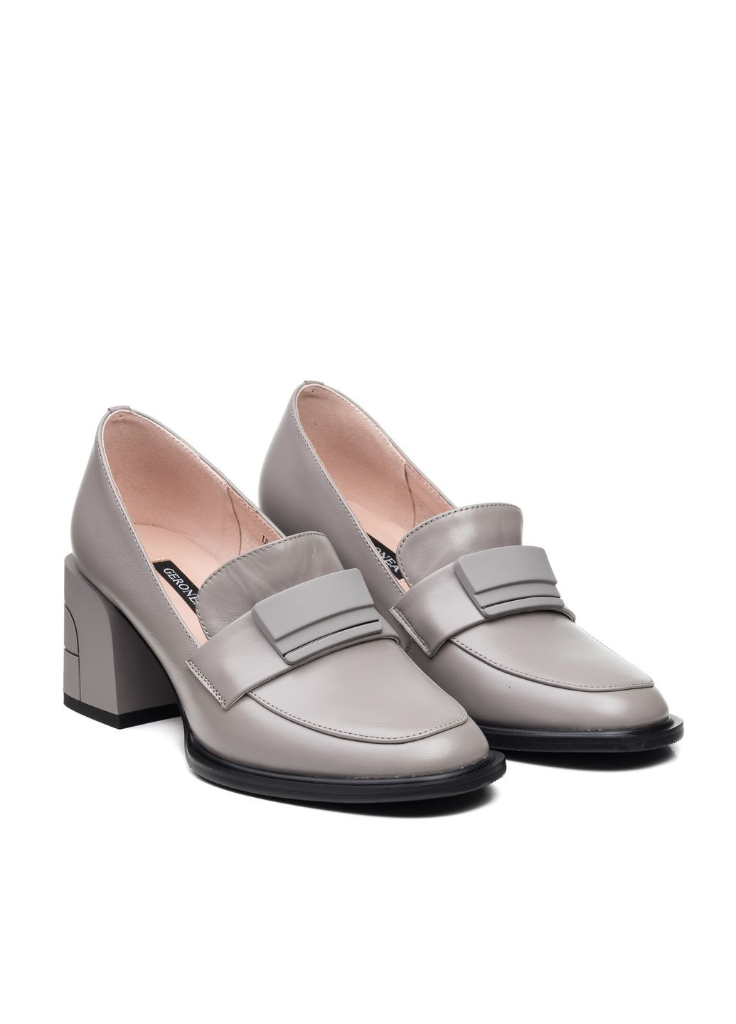 Geronea Туфли (2129ТА) серый з натуральная кожа, — (328915263)