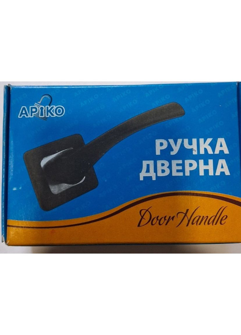 Ручка на розетці Аріко Браво квадрат чорна+декоративна накладка Арико (370289961)