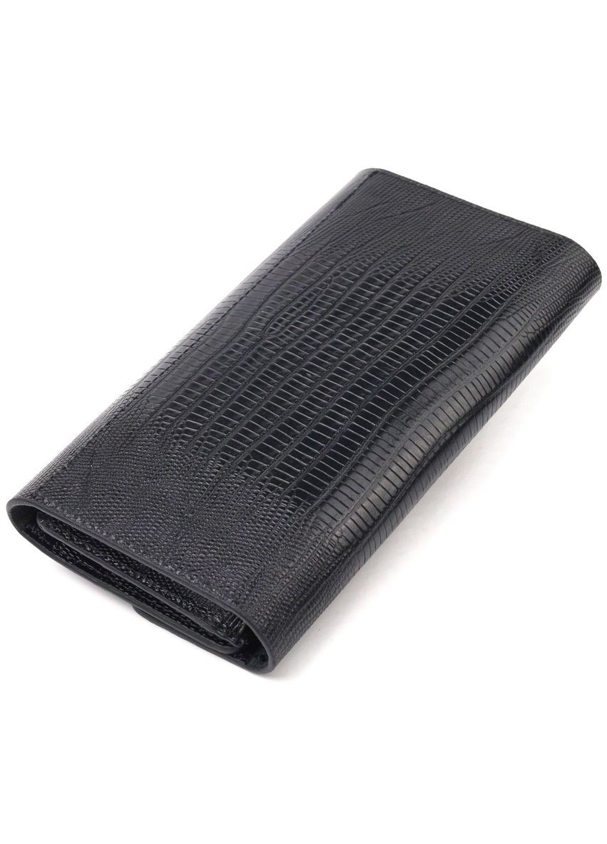 Фактурный вместительный женский кошелек из натуральной кожи 21664 Canpellini (329147939)