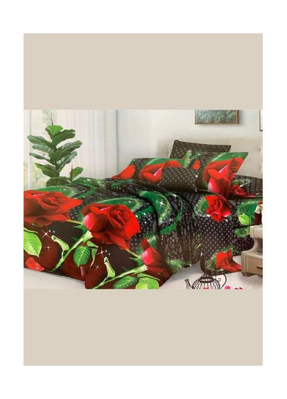 Півтораспальний комплект постільної білизни Бязь 3D Premium 150х220 см BP1.5-278 Vital-Textile (367262286)