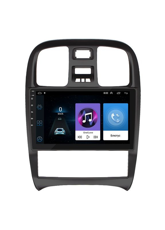 Штатна магнітола для Hyundai Sonata 2001-2013 9" 1+16 Wi-Fi Optima 11 шт. Lesko (336204441)