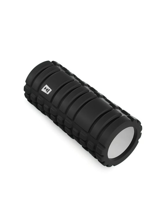 Роллер массажер (валик, ролик) EVA 33см HS-A033YG черный Hop-Sport (361951562)