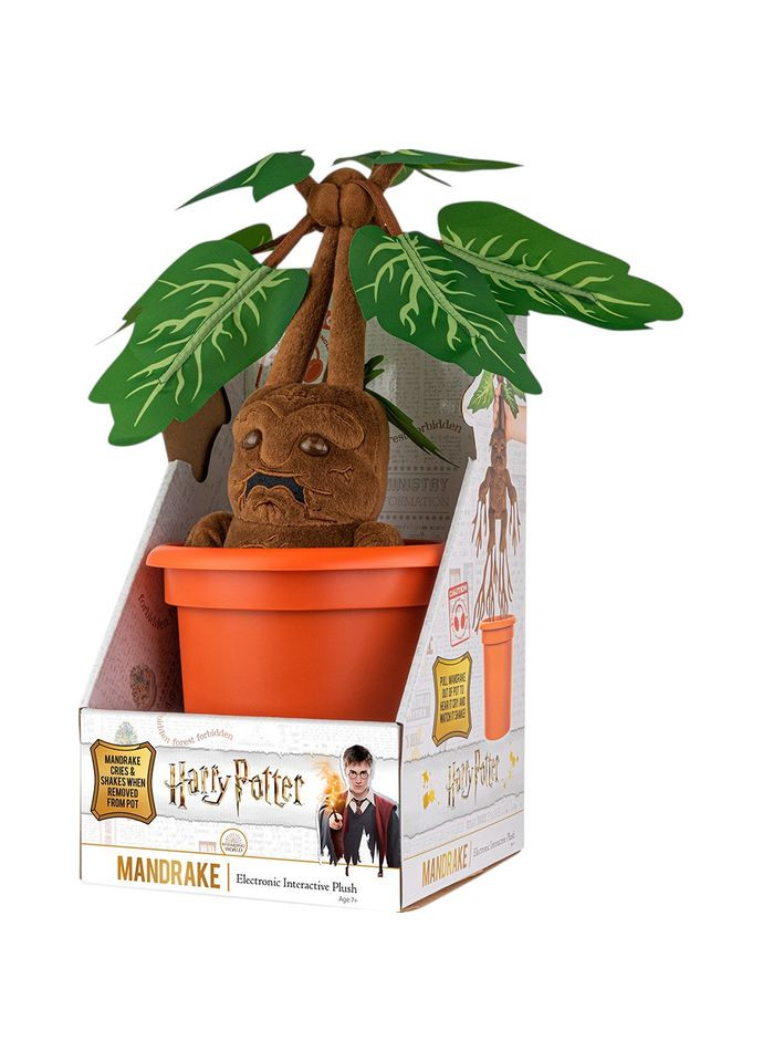 Игрушка плюшевая интерактивная Harry Potter Mandrake 30см (NN8603) Noble Collection (337689932)