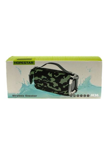 Беспроводная колонка H36 акустика камуфляж зеленый Hopestar (315466168)