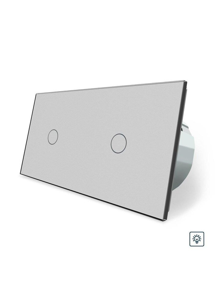 Сенсорный диммер 2 сенсора (1-1) стекло (VL-C701D/C701D-15) Livolo (370971176)