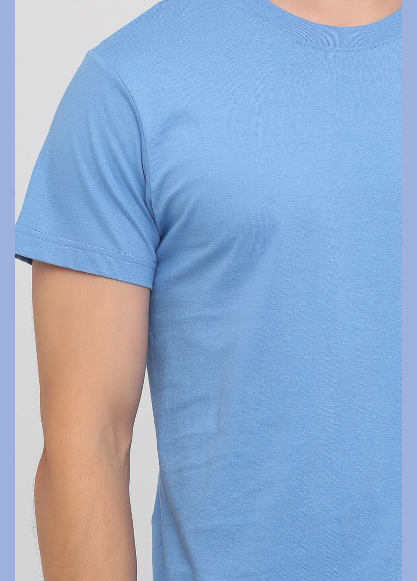 Блакитна футболка чоловіча блакитна stedmаn з коротким рукавом Stedman CLASSIC-T