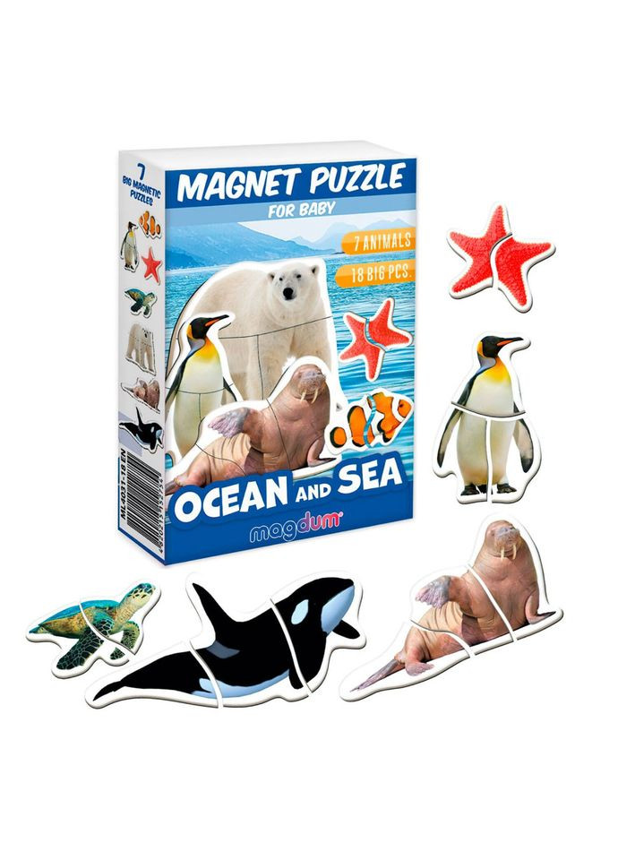 Набор магнитов Оcean and Sea ML4031 35 EN 7 животных MAGDUM (364131293)