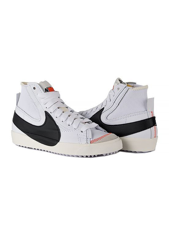 Белые демисезонные кеды blazer mid 77 jumbo dd3111-100 Nike