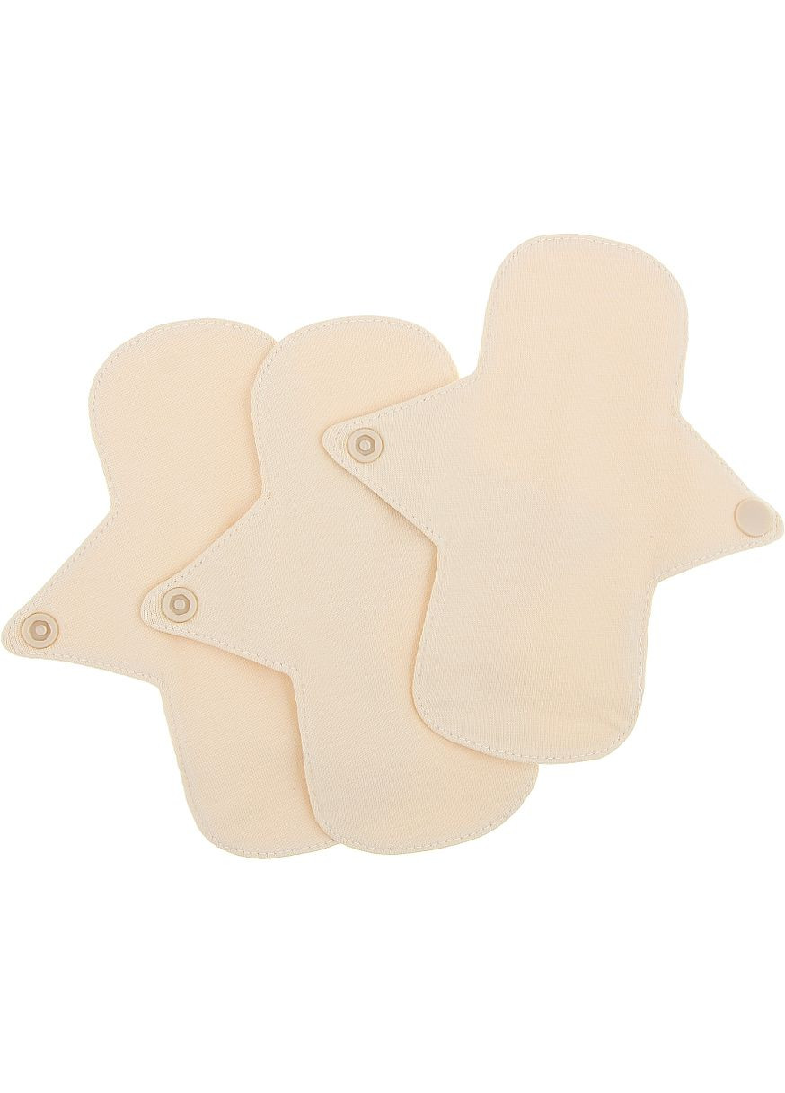 Ежедневная многоразовая прокладка Мини, 3 шт., бежевая 3шт (1059803-31161918) Ecotim for girls (368644738)