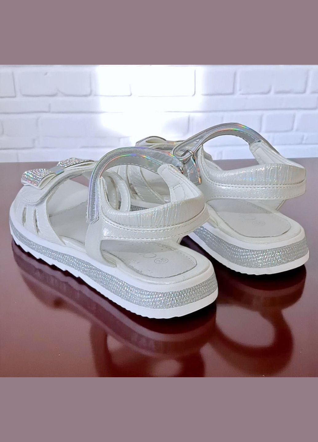 Відкриті сандалії босоніжки з липучками для дівчинки Клібі Clibee (336147380)