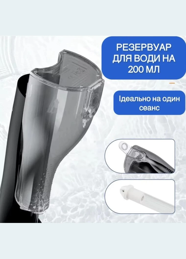 Іригатор F18 на акумуляторі чорний Mornwell (322817416)