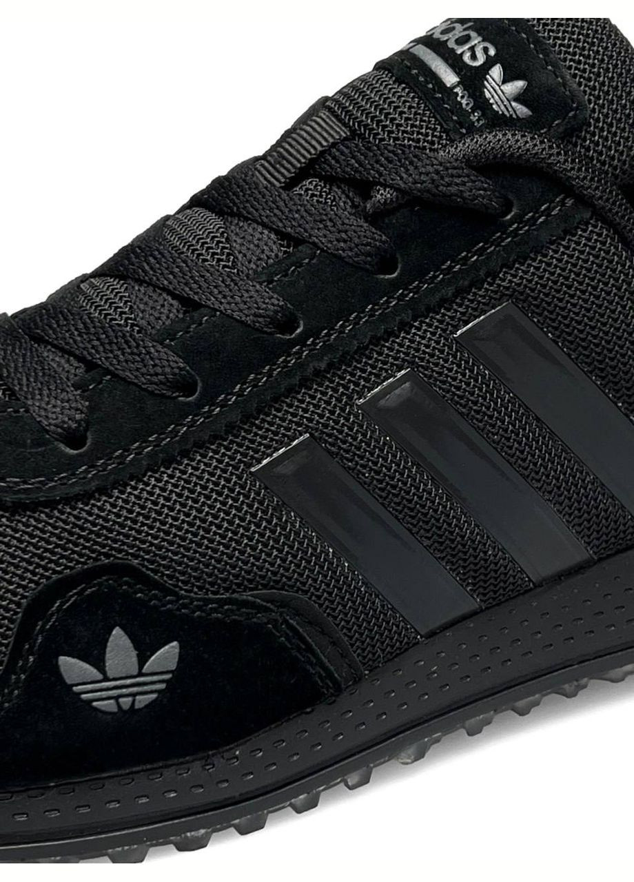 Черные демисезонные кроссовки мужские 4, вьетнам adidas Runner Pod-S3.1 Black