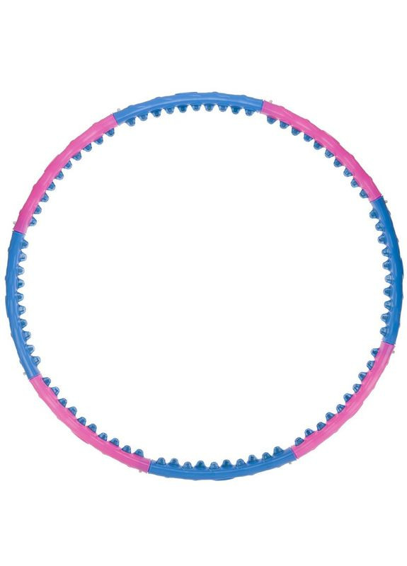 Обруч массажный Хула Хуп Hula Hoop DOUBLE GRACE MAGNETIC Pro (пластик, 8 секций с магнитами, d-105см) (JS-6008) SP-Planeta (361438998)