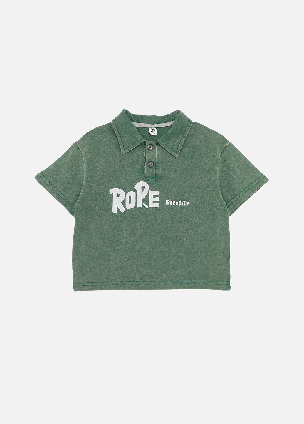 Оливковая (хаки) детская футболка-футболка-поло с коротким рукавом для мальчика цвет хаки цб-00270021 для мальчика Z.TONG