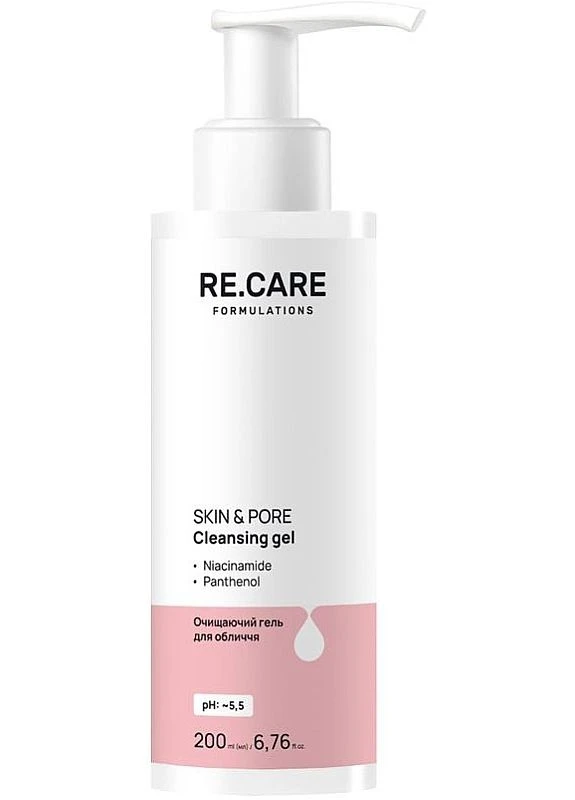 Очищающий гель для лица Skin & Pore Cleansing Gel 200ml (2-1209758) Re.Care (380154250)