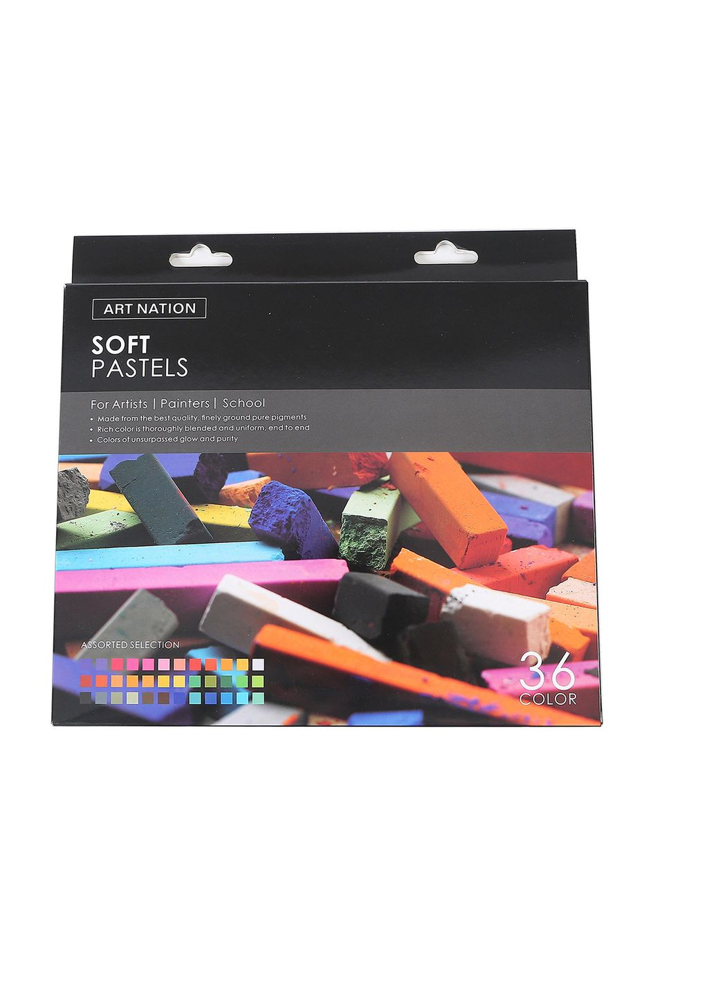 Художня пастель Art Nation Soft pastel суха, м`яка, 36 кольорів Art Rangers (322650420)