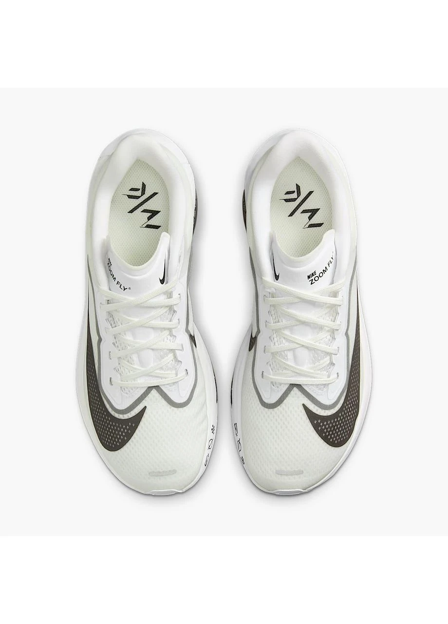 Кроссовки Zoom Fly 6 White/Grey FN8455-100 Nike комбинированные демисезоны (399368765)