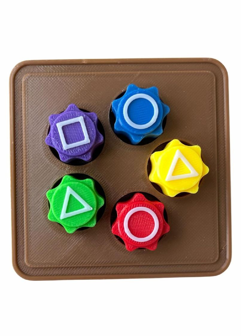 Гонгги (Gonggi) – корейская настольная игра из сериала "Игра в кальмара" с подставкой No Brand (364502626)