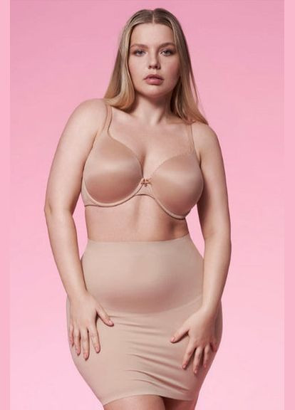 Нижня безшовна спідниця з корекцією Julimex 220 Basic beige (301864964)