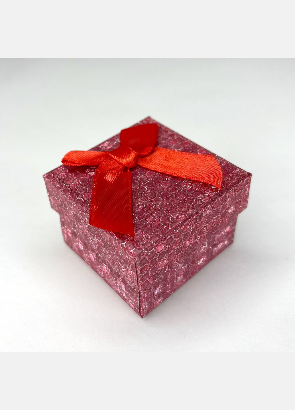 Подарункова упаковка Коробка для прикрас під каблучку Червона 5 см x 3,5 см Finding (316249128)