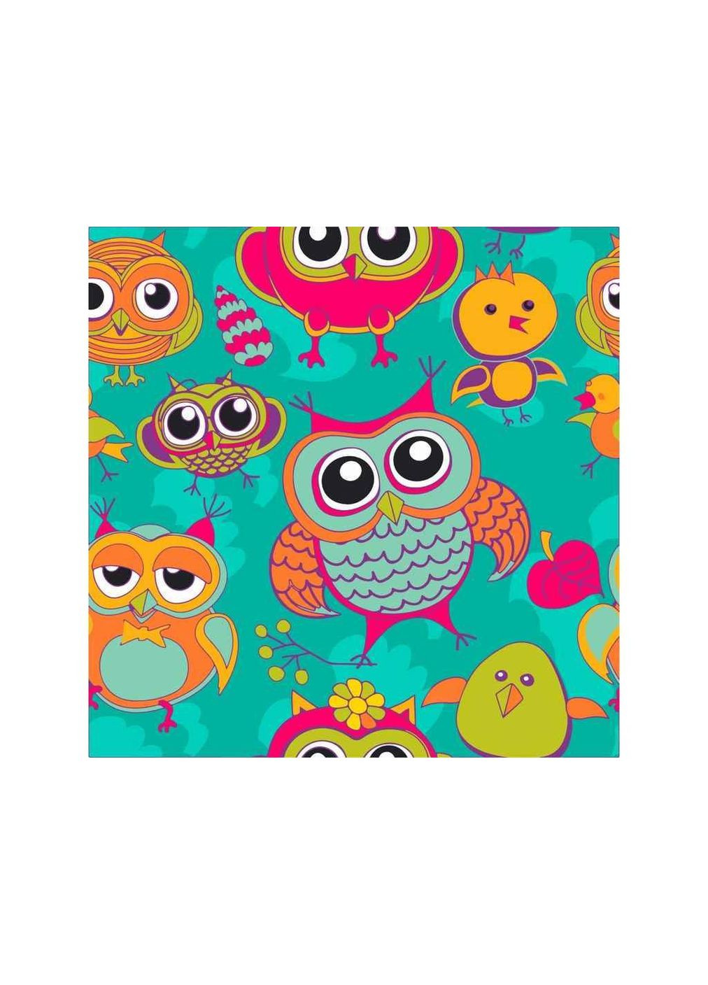 Разноцветные птицы 30х30см ES-0802 ТМ Strateg (317050385)