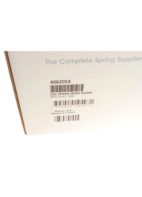 Пружина (передняя) Nissan Note 1.5dCi 06-12 (вен) 4062053 (opt-om) Lesjofors (354770319)