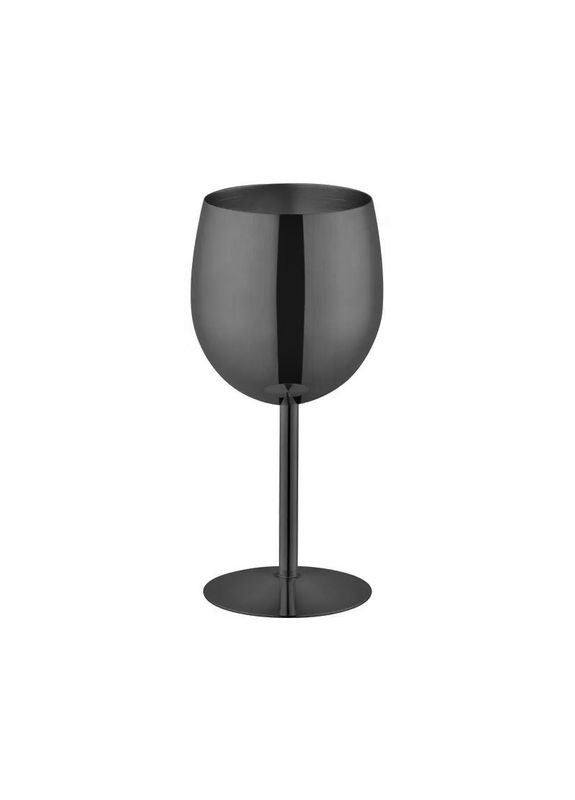 Келих для вина чорного кольору 320 мл із нержавіючої сталі REMY-DECOR (266138070)