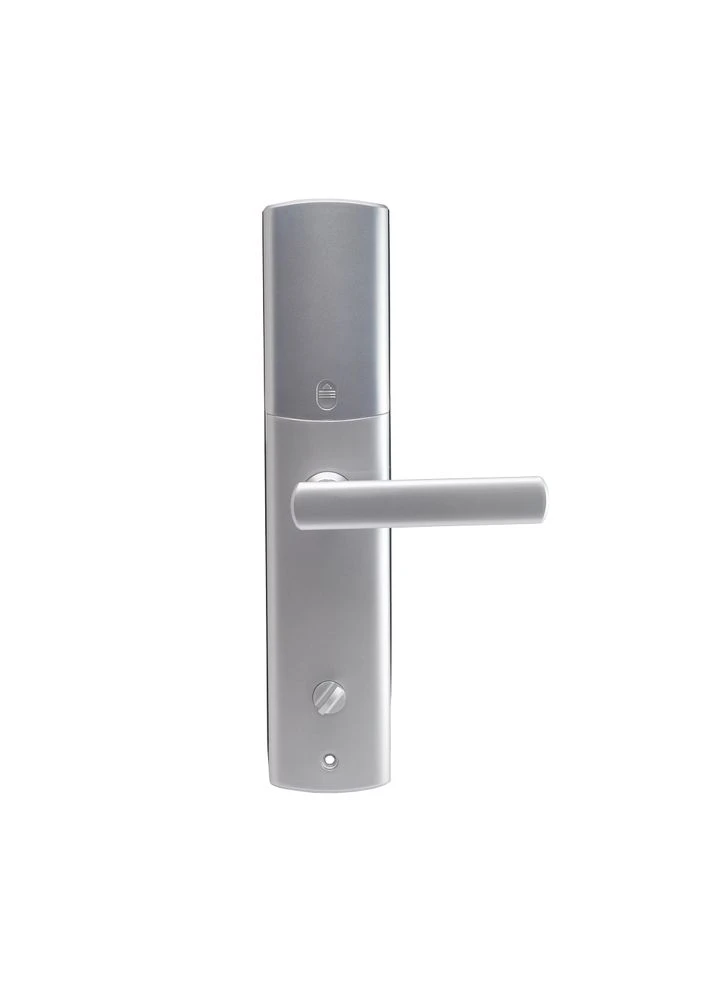 Замок биометрический автономный TRL-5111BTF Silver Left с Bluetooth, считывателем отпечатков пальцев и карт Mifare (65-00050) Trinix (382764751)