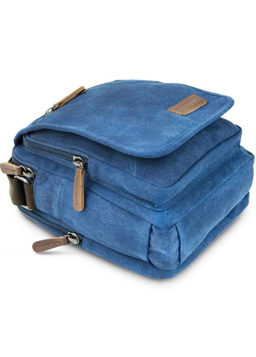 Универсальная текстильная мужская сумка на два отделения 20201 Vintage (366880780)