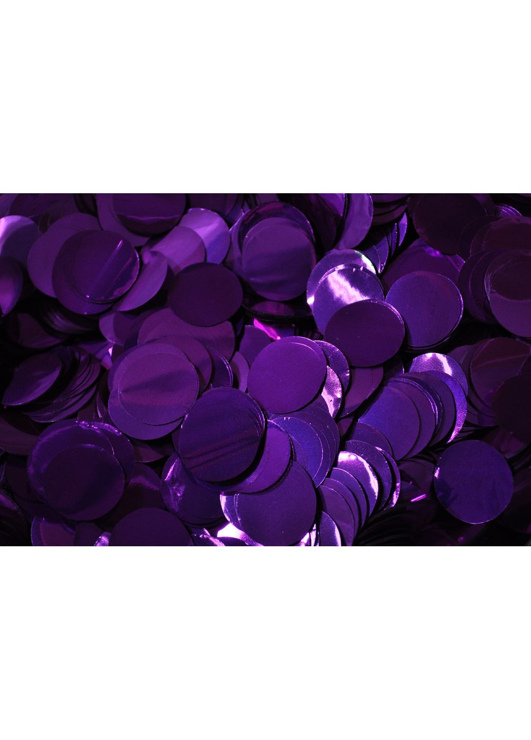 Кружочки фиолетовые двухсторонние фольгированные No Brand (368969874)