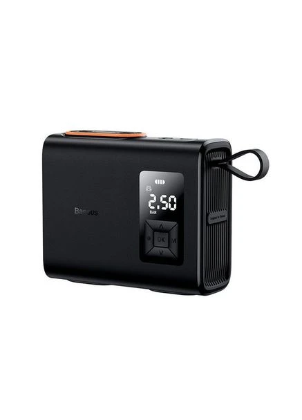 Авто насос акумуляторний Tire Inflator Pump Portable Car CG-007 6000 mAh 250 W Baseus (297984682)
