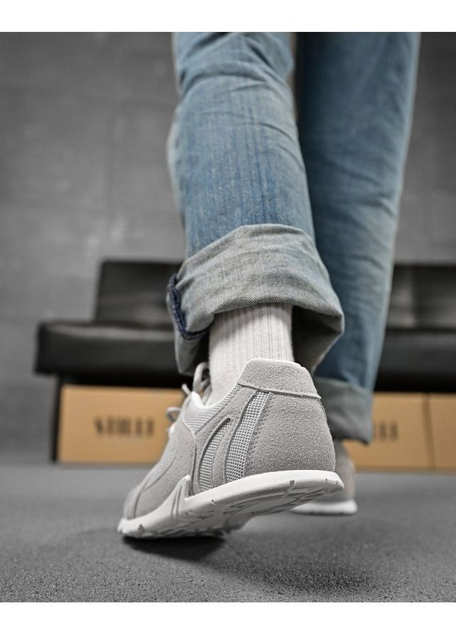 Женские кроссовки miuu leral black grey No Brand серые демисезоны (346392794)