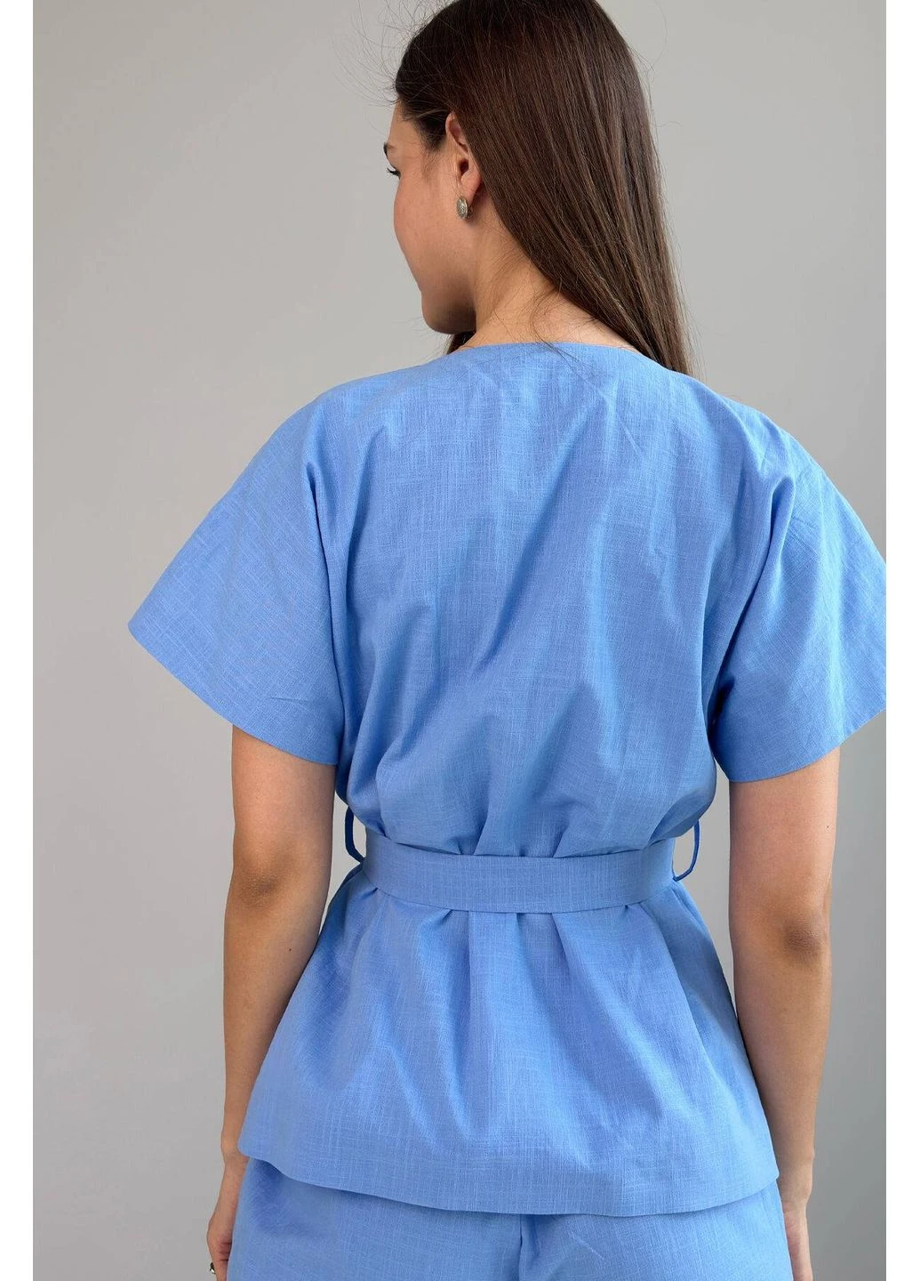 Жіночий костюм з верхом на запах (блуза+штани) (nenka3725-c01) Nenka (388151399)