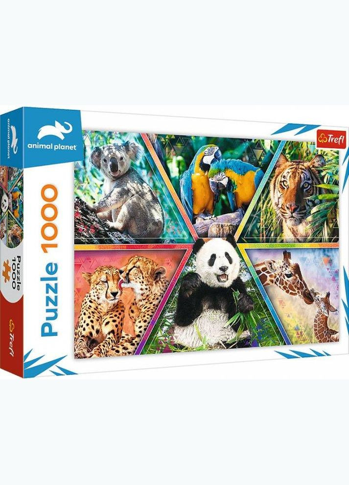 Пазлы Королевство животных. Коллаж. Discovery, Animal Planet (1000 элм.) 10672 ( ) Trefl (328944797)