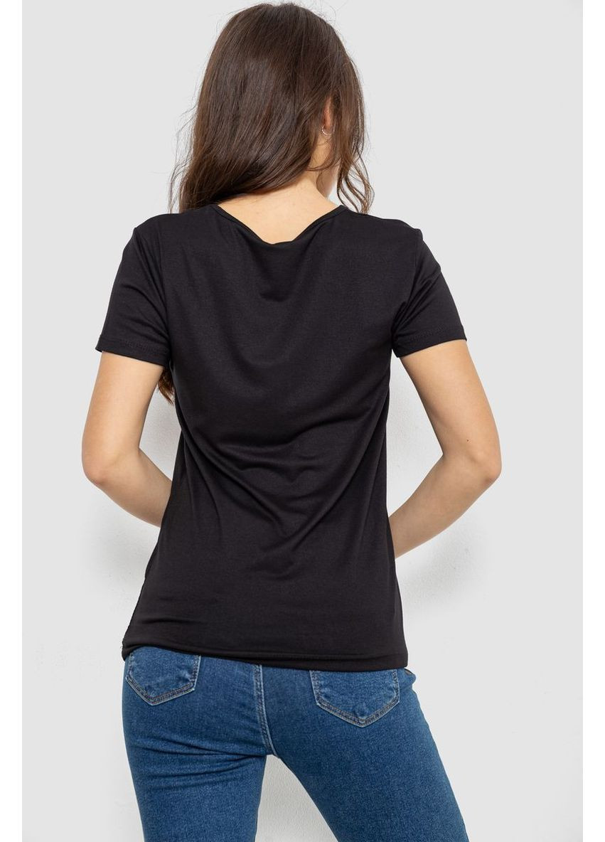 Футболка жіноча з принтом, колір пудровий, 244R610 Ager - (318529603)