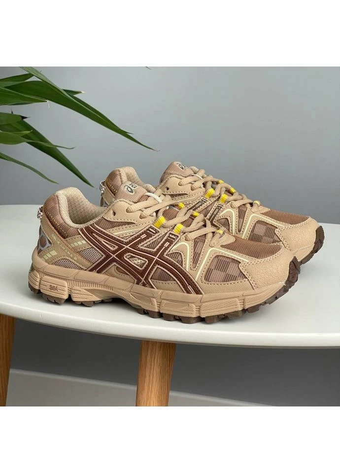 Кроссовки женские и мужские Asics GEL-Kahana 8 Brown Beige | Асикс Гель-Кахана 8 коричневые No Brand коричневые демисезоны (380329868)