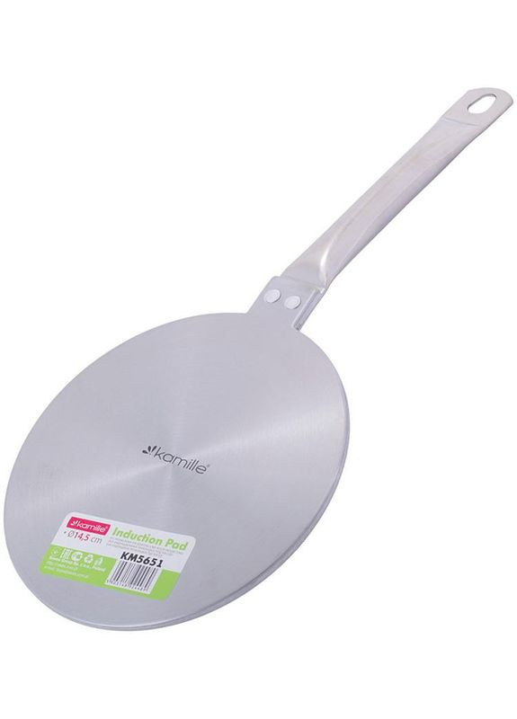 Адаптер для индукционной плиты Ø14.5см из нержавеющей стали (индукционный переходник) Kamille (372175342)