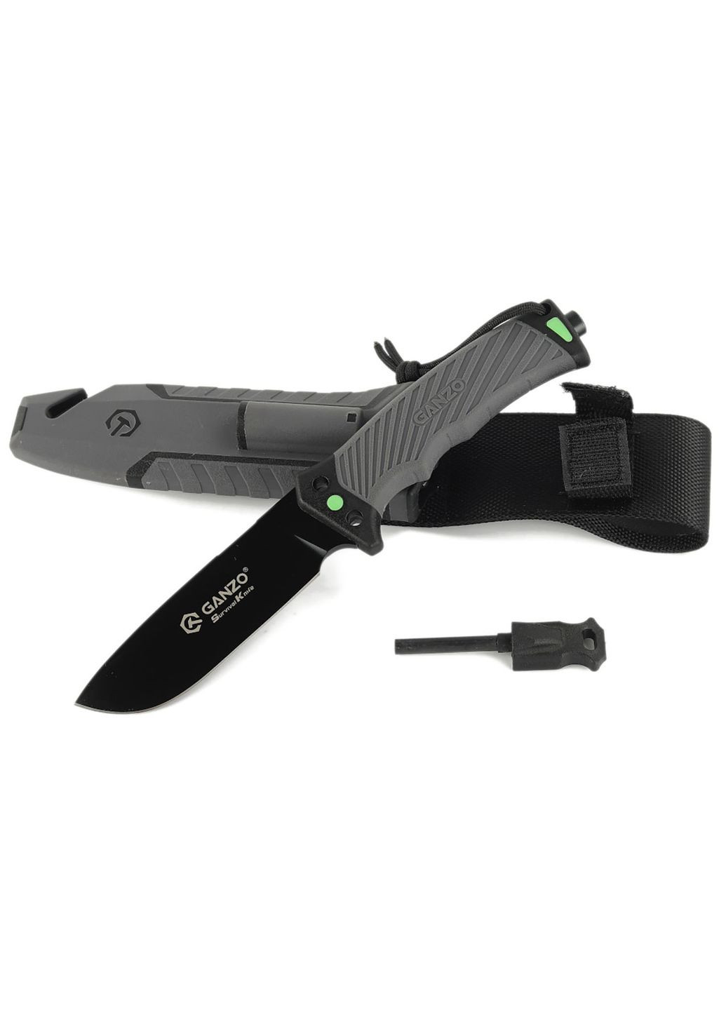 Ніж G8012V2-GY (G8012V2-GY) з паракордом Ganzo (369372855)