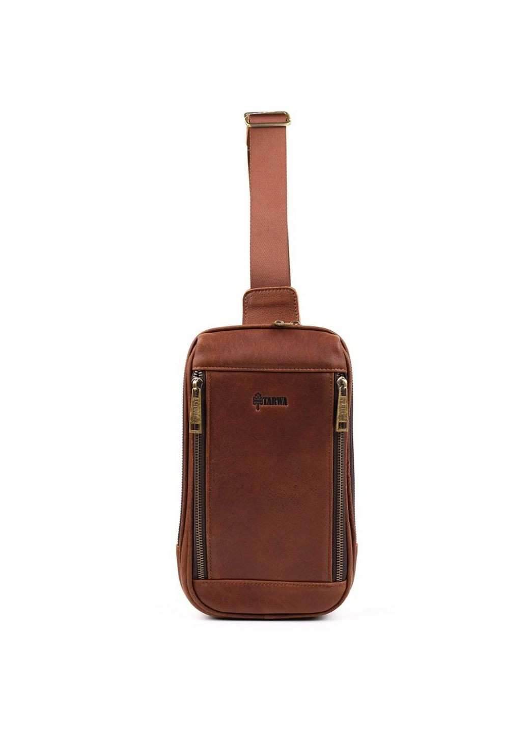 Чоловіча шкіряна сумка через плече 23х28х4 см TARWA (315870197)
